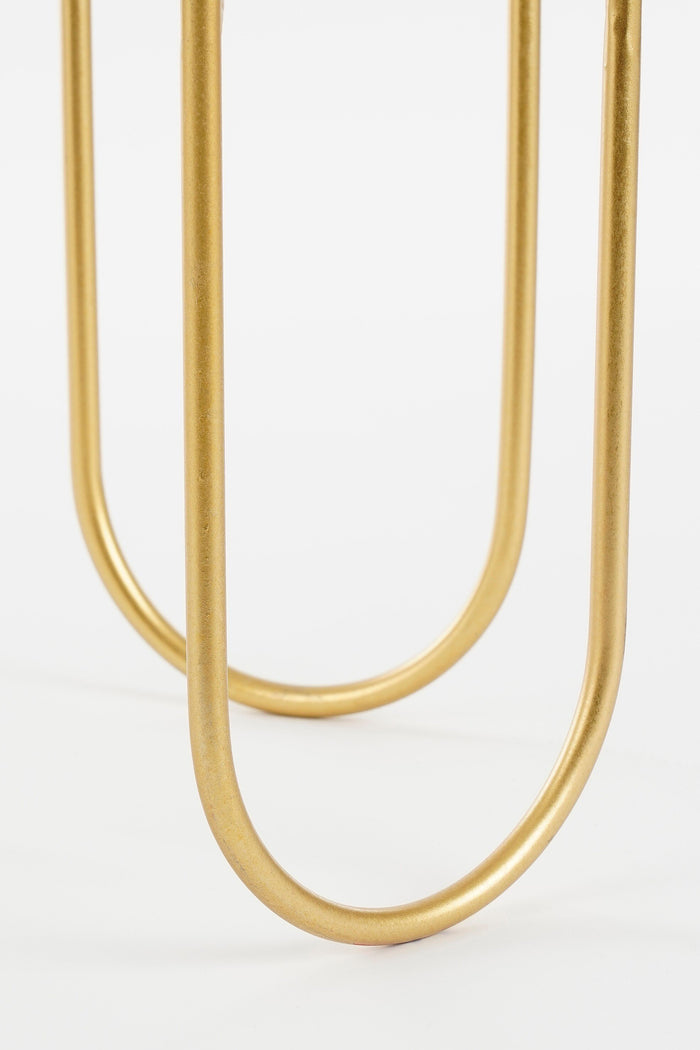 Mica Decorations Donau Bloempot op Standaard - Set van 2 - Metaal