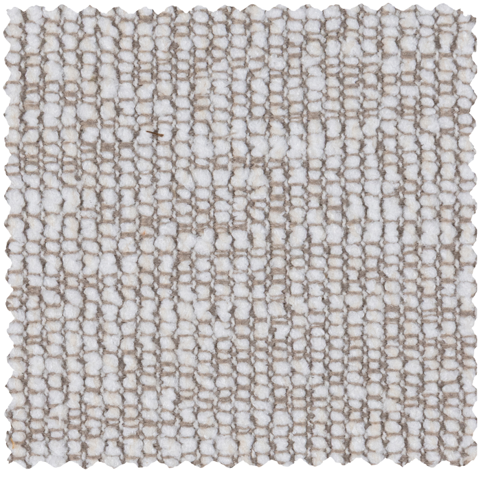 WOOOD Mojo 2-Zits Bankje Links - Bouclé - Ecru Melange - 73x112x77