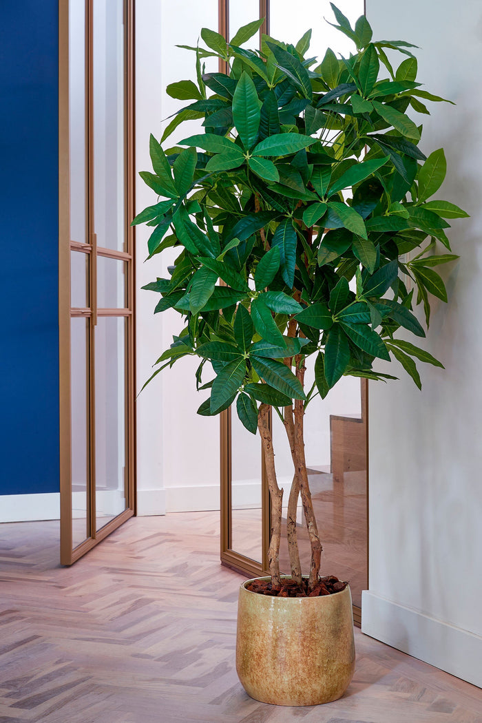 Mica Decorations Vingerplant Kunstplant - H150 x Ø70 cm - Groen