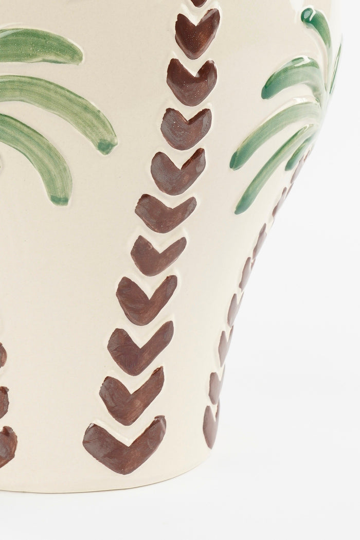 Mica Decorations Paradiso Vaas - H32 x Ø26 cm - Keramiek - Off-white