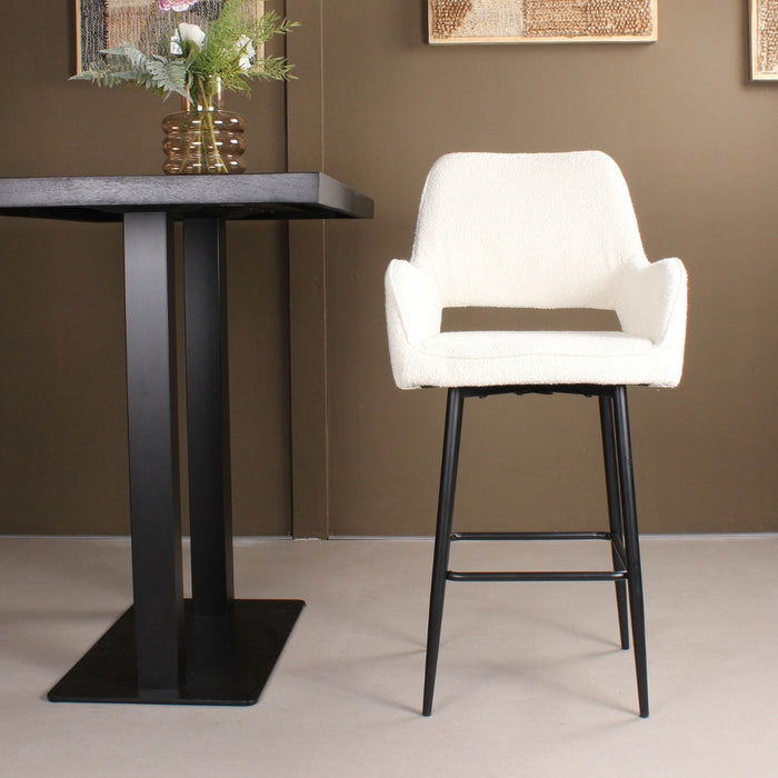 DS4U Lenon barkruk boucle 2.0 - 65 cm - ivoor