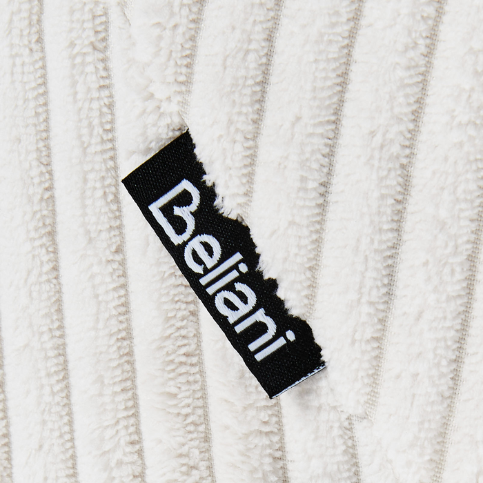 Beliani - RATON - Eetkamerstoel set van 2 - Gebroken wit - Corduroy