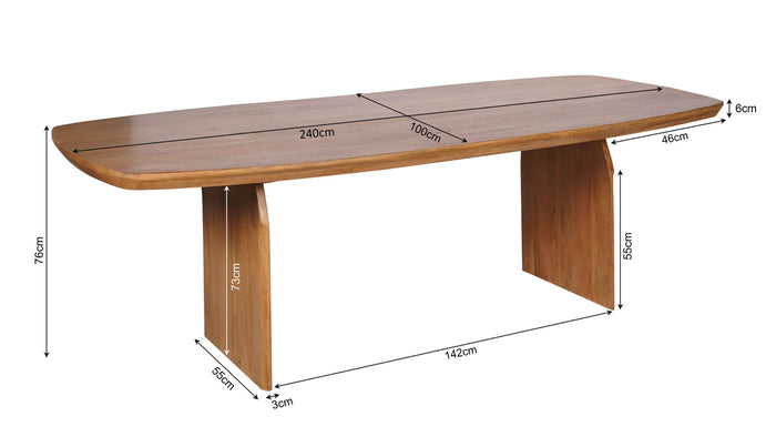 Starfurn Eettafel Tense | 240 cm