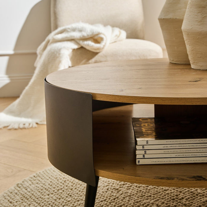 Calicosy - Salontafel - Dia 89cm - Eikenlook