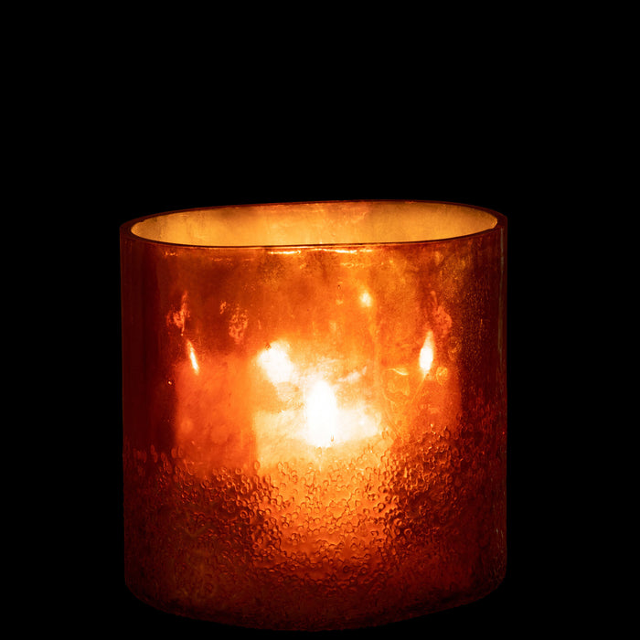 J-Line windlicht Spiegel - glas - goud - extra large