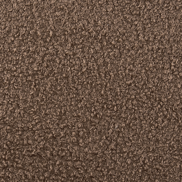 Beliani - LESJA - Fauteuil - Bruin - Bouclé