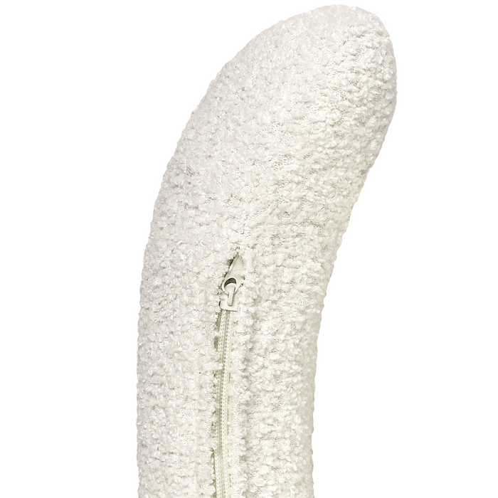 Beliani - MAKELA - Fauteuil - Gebroken wit - Bouclé