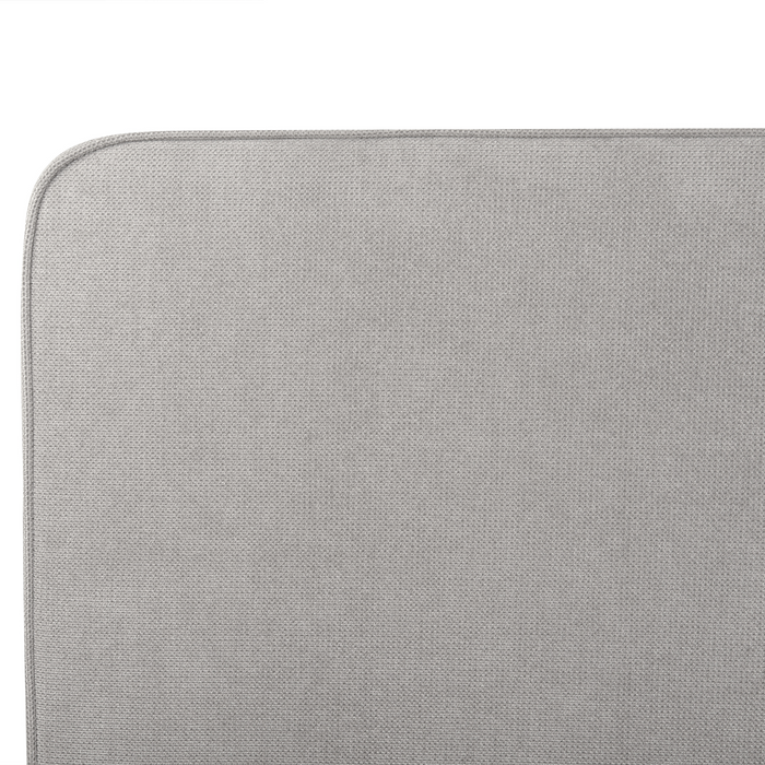 Beliani-VALOGNES-Tweepersoonsbed-Lichtgrijs-180 x 200 cm-Corduroy