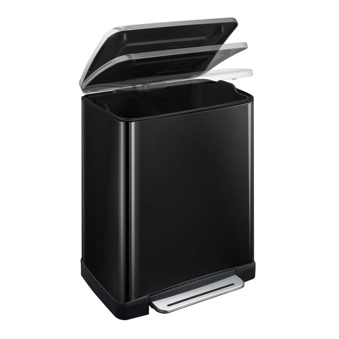EKO Vuilnisbak Mat zwart 50 x 34.5 x 65 cm