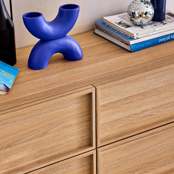 sweeek - Opbergkast houtlook 6 laden