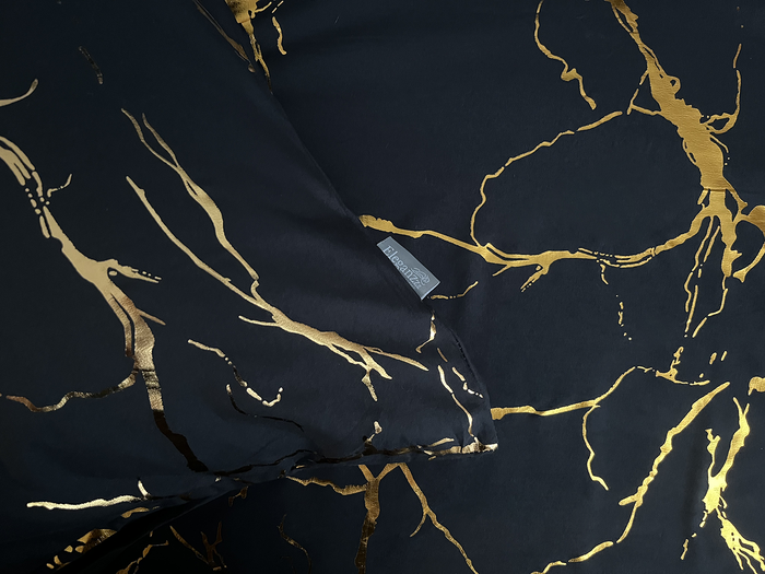 Eleganzzz Dekbedovertrek Micropercal Strike of Gold - stone grey