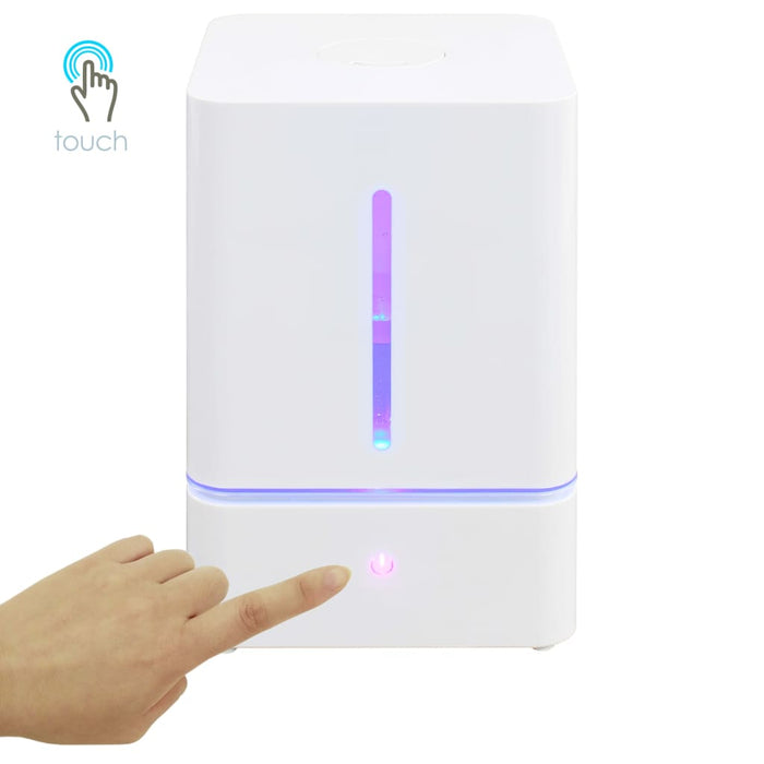 vidaXL Ultrasone luchtbevochtiger koele mist en nachtlamp 5,5 L touch
