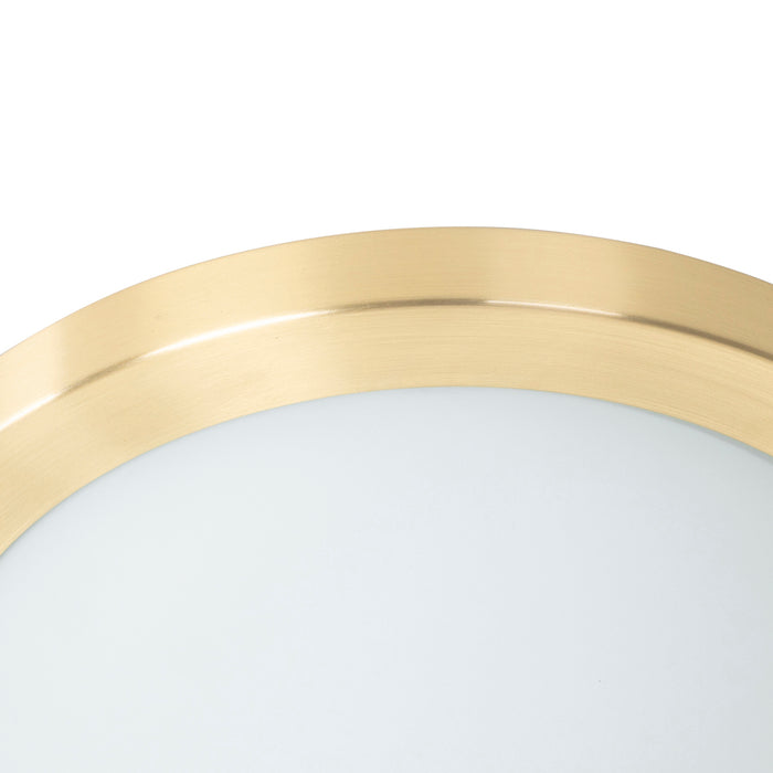 QAZQA Smart plafonnière goud 31 cm IP44 incl. Wifi A60 - Yuma