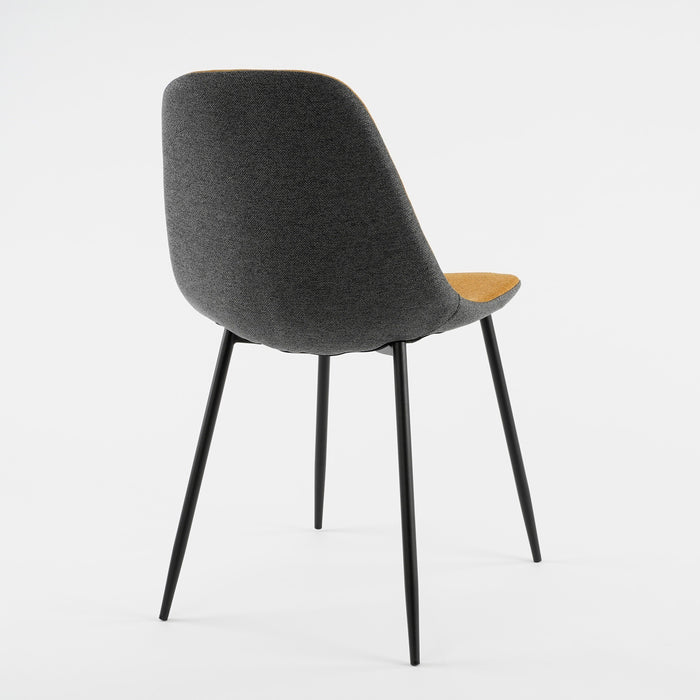 Mica Decorations Tallos Eetkamerstoel - Gerecycled Polyester - Oker