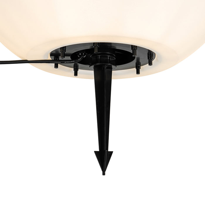 QAZQA Smart buitenlamp wit 56 cm incl. Wifi A60 IP65 - Nura