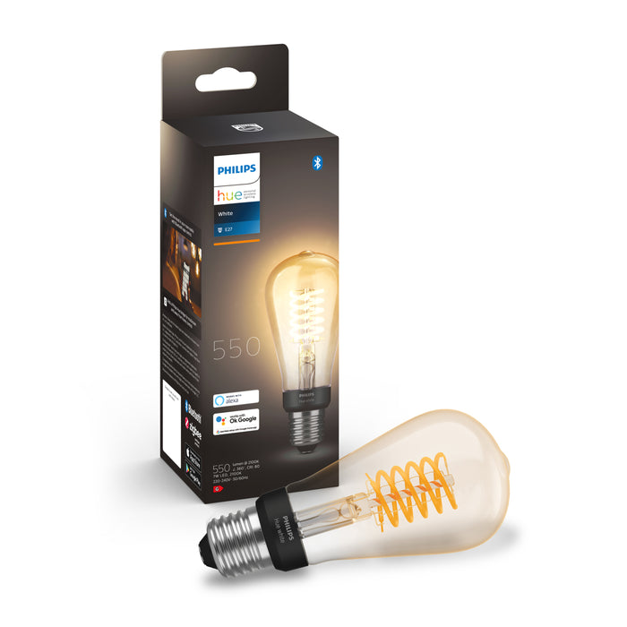 Philips Hue Starterspakket Filament White E27 3 Lampen Mix