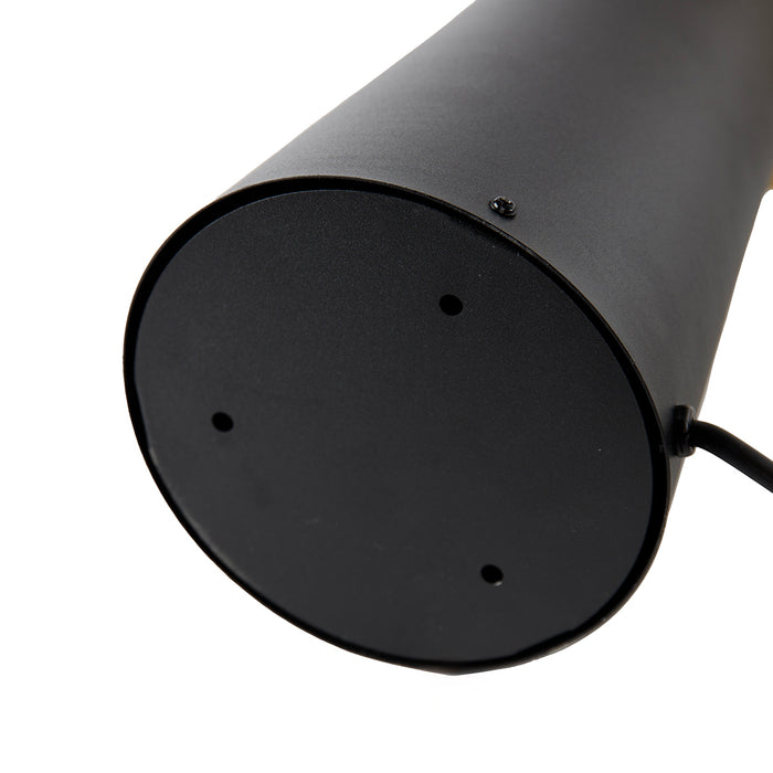 QAZQA Set van 2 smart buiten vloerlampen zwart 50cm en 65cm incl.