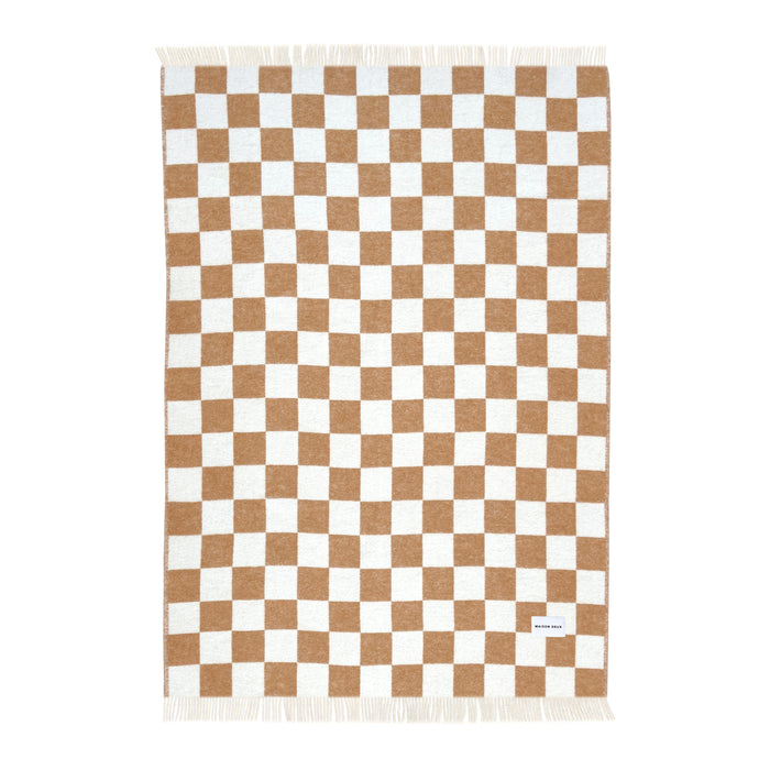 Maison Deux Checkerboard Plaid - Terra / Wit