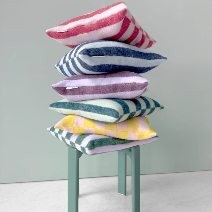 Maison Deux Candy Wrap Kussenhoes - Lila / Groen