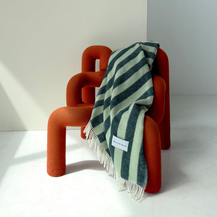 Maison Deux Candy Wrap Plaid - Groen / Salie