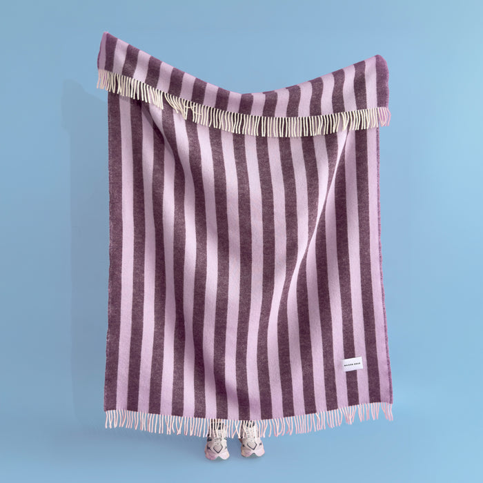 Maison Deux Candy Wrap Plaid - Lila / Aubergine
