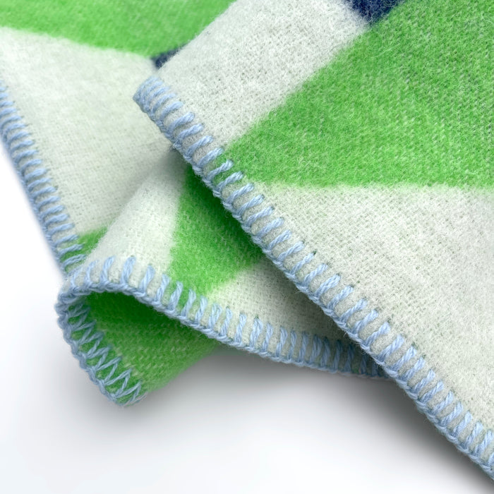 Maison Deux Cubics Plaid - Appel Navy