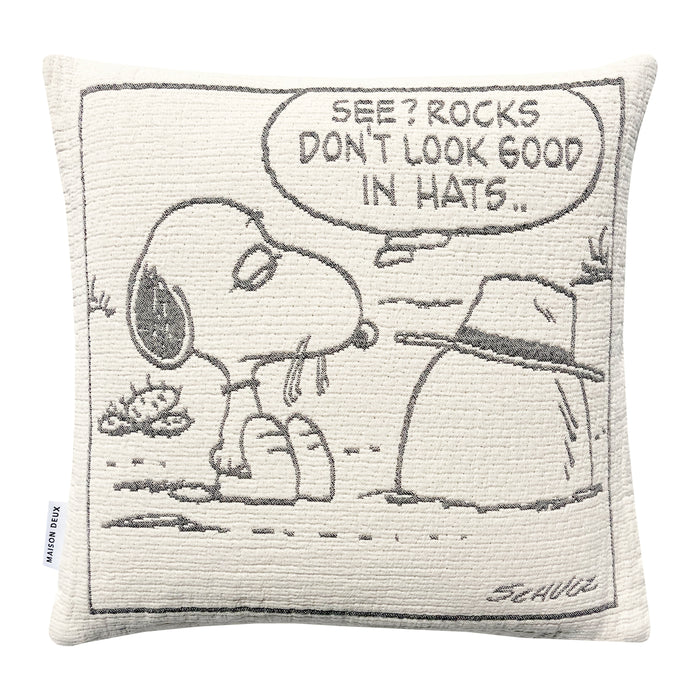 Maison Deux Peanuts Kussenhoes - Steen