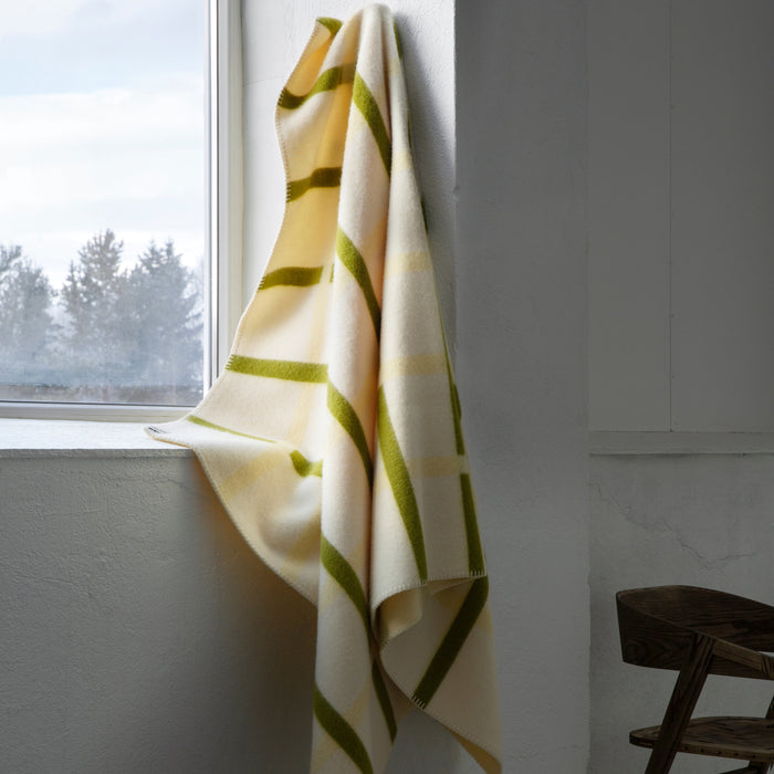 Røros Tweed Knut Plaid - Lime