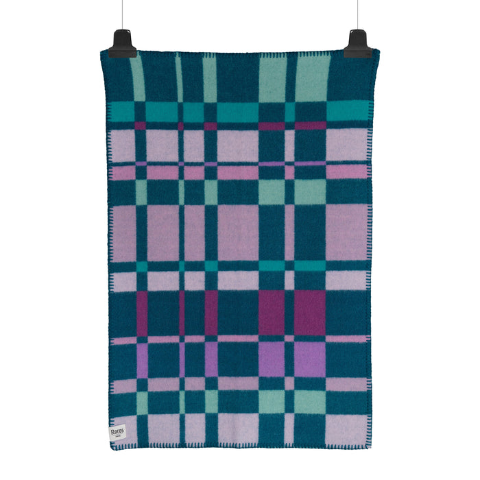 Røros Tweed City Plaid 135 x 200 cm - Aqua