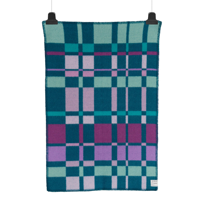 Røros Tweed City Plaid 135 x 200 cm - Aqua