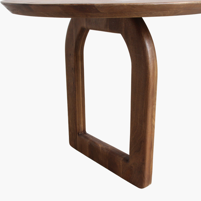 Raw Materials Bullnose eettafel open onderstel bruin - 240 cm