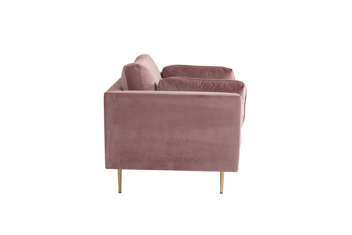 Renzo Fauteuil - Roze Velours