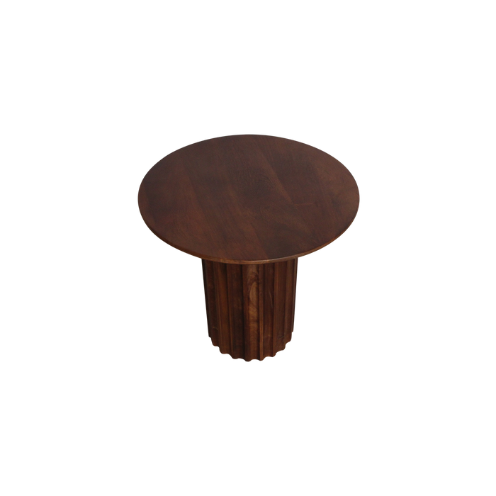 Raw Materials Bullnose bijzettafel Reversed Fluted - 55 cm