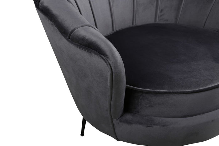 Ilora Fauteuil - Grijs Velours