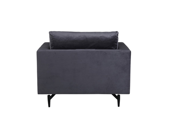 Matis Fauteuil - Grijs Velours