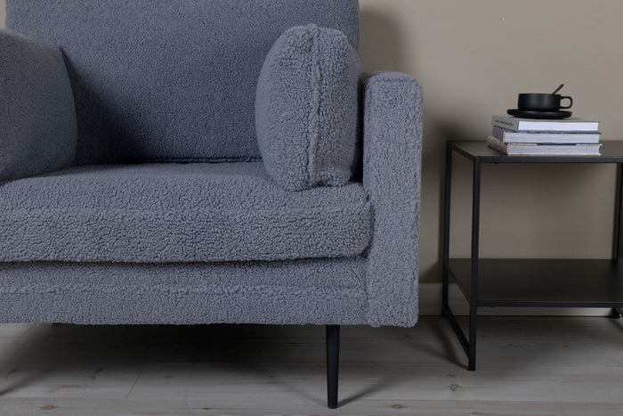 Renzo Fauteuil - Grijs Teddy
