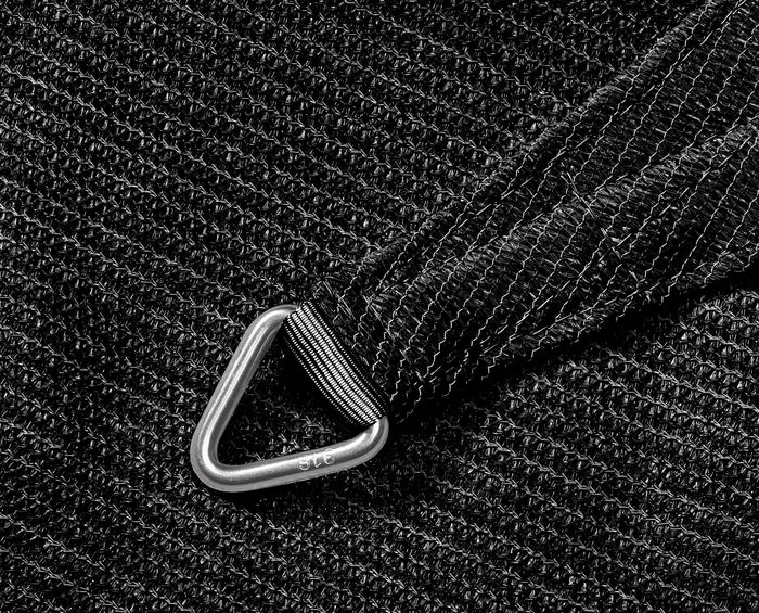 Platinum schaduwdoek Coolfit L500 x B500 cm - Zwarte vierkante