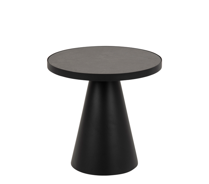 Rebellenclub Salontafel Leeds Rond S Ø45 cm - Zwart Keramiek