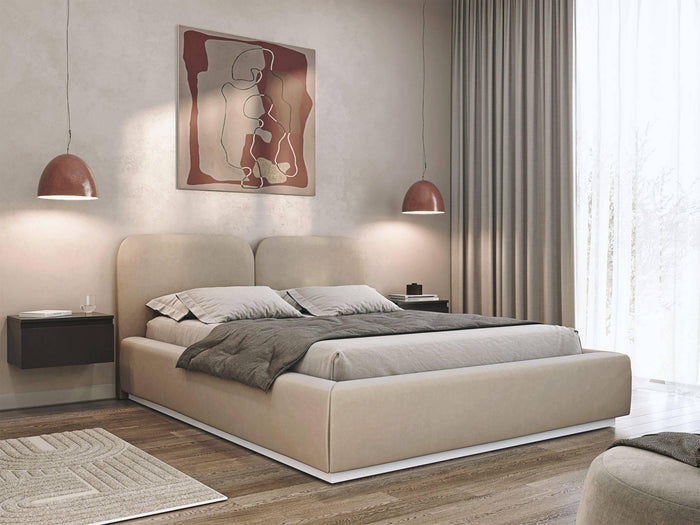 Selsey Design Bedframe Cremona velvet 160 x 200 cm met opbergruimte