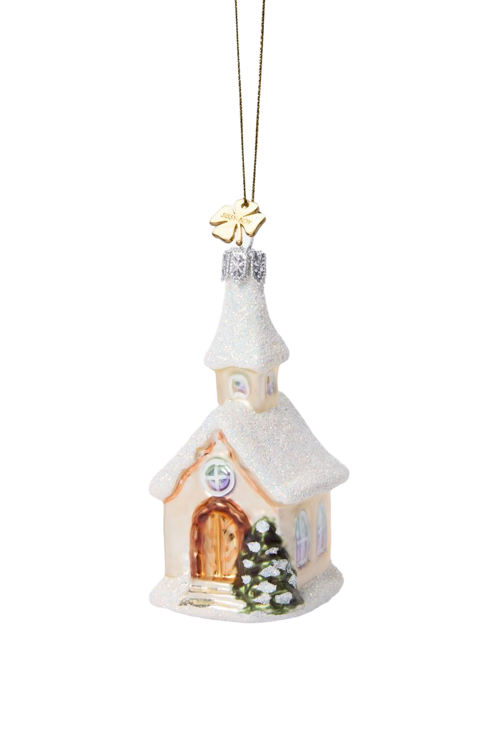 Sissy-Boy Kerstornament kerk