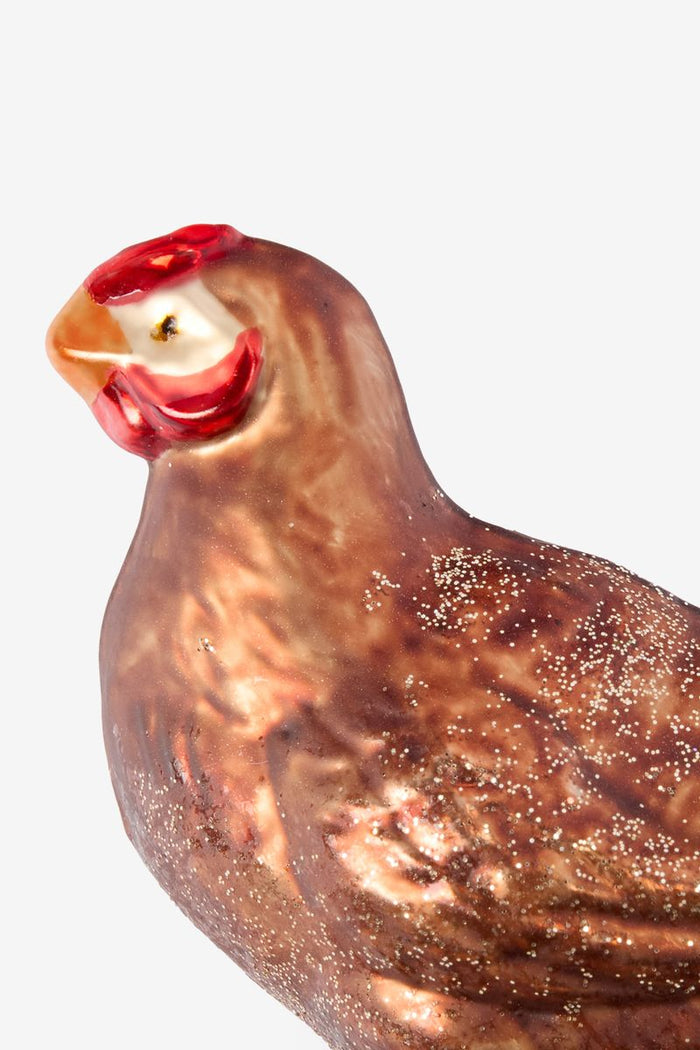 Sissy-Boy Kerstornament hen met clip