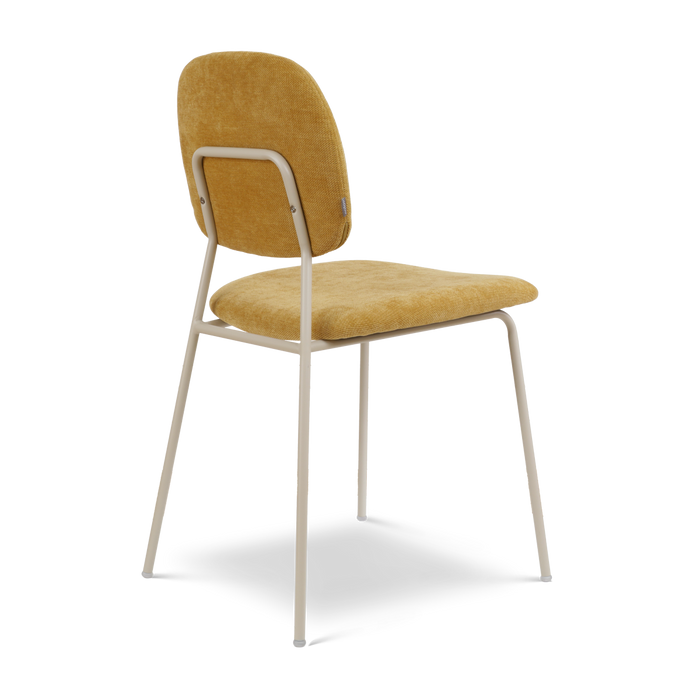 Nolon Jasmijn Barkruk Warm Oker - Grijsbeige