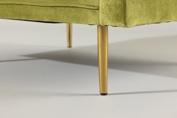 Renzo Fauteuil - Groen Velours