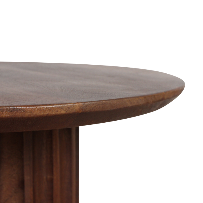 Raw Materials Bullnose bijzettafel Reversed Fluted - 55 cm