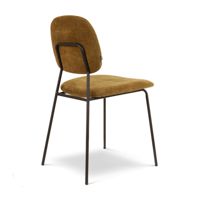 Nolon Jasmijn Eetkamerstoel Mosgroen - Zwart