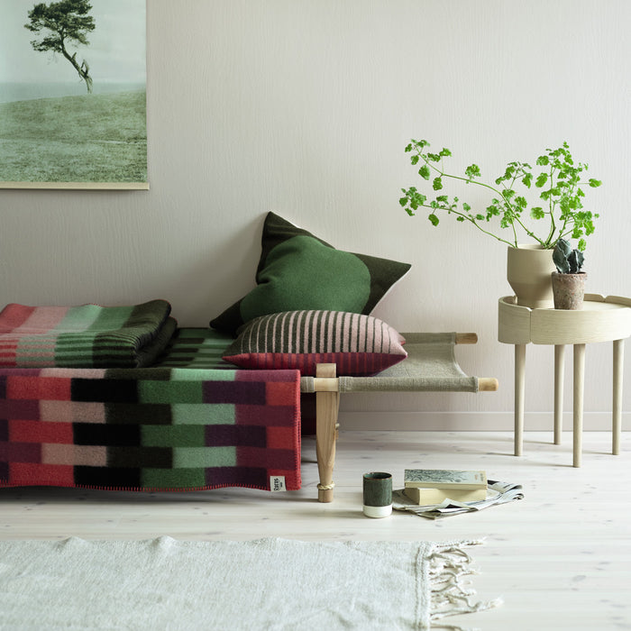 Røros Tweed Åsmund Plaid - Bold Roze / Groen