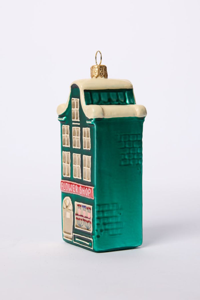 Sissy-Boy Kerstornament grachtenpand bloemenwinkel