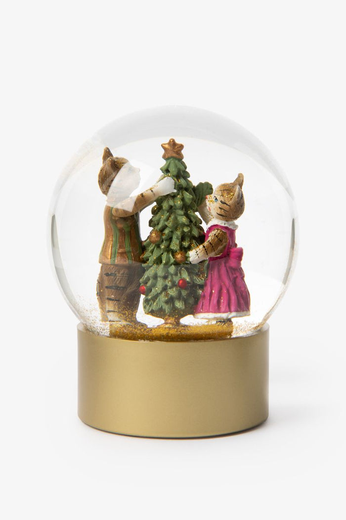 Sissy-Boy glazen sneeuwbol met katjes