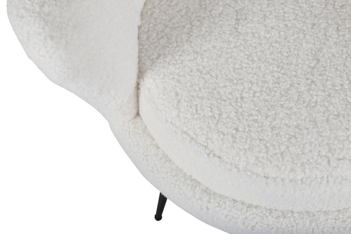 Ilora Fauteuil - Wit Teddy