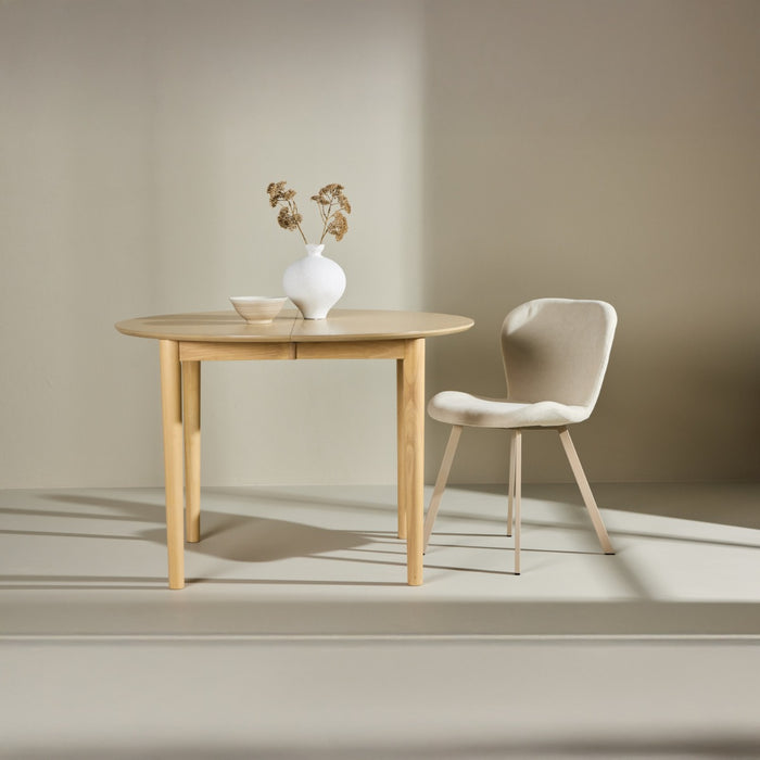 Fjôrd - Eettafel Uitschuifbaar - Naturel - 110cm - Gilda